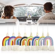 RRP £170 Set of 10 x 8-Pieces Rainbow Wall Hanging Ornament Hand Decoration Handmade