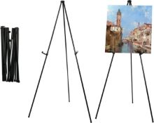 STANDNEE Artists Easel Stand Folding Art Easel, 168cm Display Artist Easel Portable