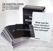 RRP £460 Set of 46 x Our Moments Generations: 100 Thought Provoking Questions Card Game