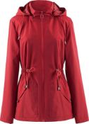 RRP £39.99 Polydeer Women's Lightweight Waterproof Raincoat Breathable Jacket, L