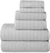 Welhome James 100% Cotton 6 Piece Towel Set RRP £27.99