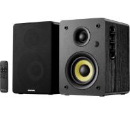RRP £129.99 Sanyun SW206 80W Active Dual Mode Bookshelf Speakers with Remote Control