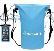 Set of 2 x yumcute Dry Bag, 20L Waterproof Bag with Phone Dry Bag with Shoulder Strap