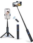 RRP £28.99 Atumtek Selfie Stick Tripod Extendable 3-In-1 Bluetooth Selfie Stick with Remote