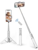 RRP £28.99 Atumtek Selfie Stick Tripod Extendable 3-In-1 Bluetooth Selfie Stick with Remote