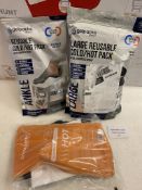 Set of 3 x Reusable Cold/ Hot Packs Gel Packs