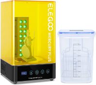 RRP £119.99 ELEGOO Mercury Plus 2.0 Wash and Curing Machine, 2 in 1 Larger Size