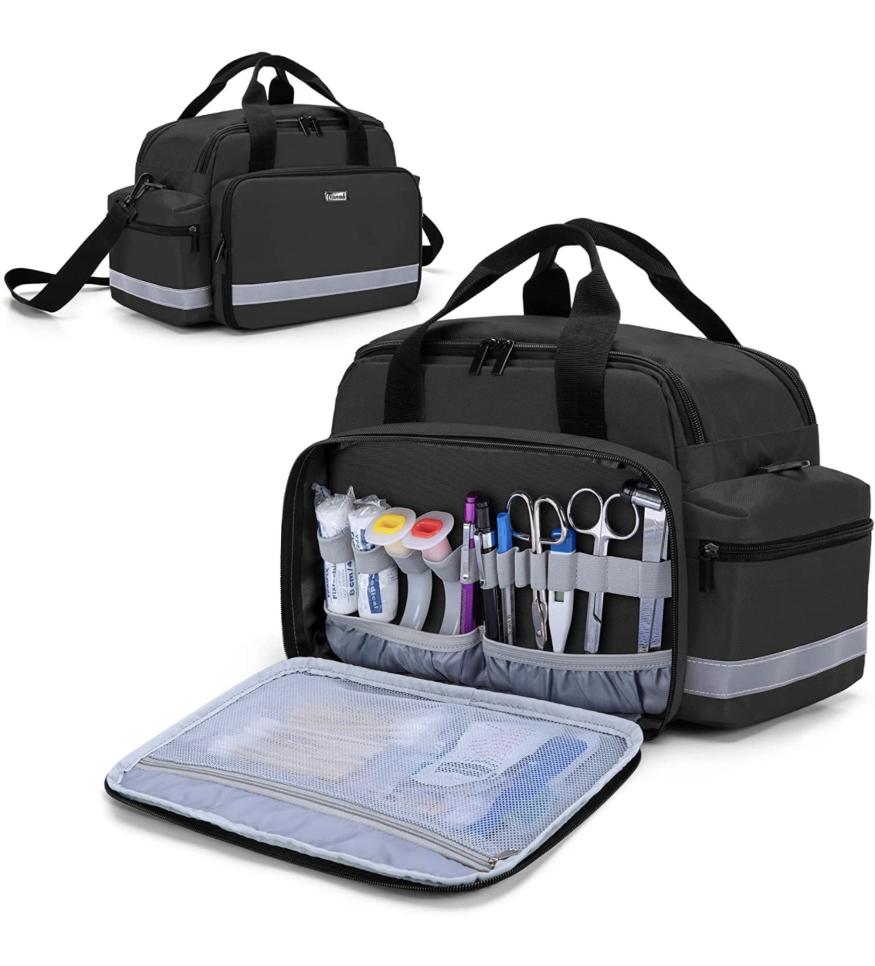 RRP £38.99 Trunab Doctor's Bag, Nurse Bag with Handles and Shoulder Strap, Bag