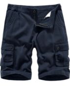 RRP £23.99 Aptro Men's Cargo Shorts Combat Casual, 36 Waist