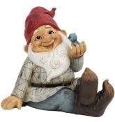 RRP £19.99 Country Living Garden Gnome with Bird On Hand