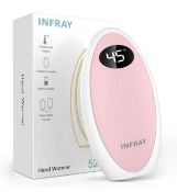 RRP £29.99 Infray Hand Warmers and Power Bank Rechargeable USB-C 5200mAh Pocket Power Bank