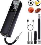 Deeplee Electric Ball Pump with LED Digital Display Rechargeable Portable Pump RRP £29.99