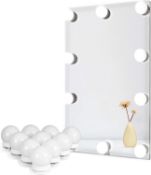 Vanity Lights DIY Hollywood Mirror, Makeup Lights for Dressing Table, LED Strip Lights Kit 4M 10