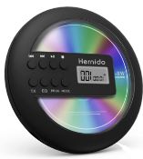 RRP £39.99 Hernido Portable Personal CD Player Compact with FM Transmitter, USB Rechargeable