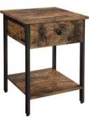 RRP £39.99 Vasagle Nightstand Bedside Table with Drawer End Table