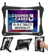 RRP £100 Set of 5 x Cooper Trooper Rugged Case for 10 - 10.4" Tablets Shock Proof Cover for Kids