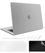 RRP £100 Set of 5 x SoZhe Case Compatible with Macbook Air 13.6 Inch Hard Shell Cover