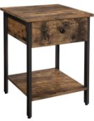 RRP £39.99 Vasagle Nightstand Bedside Table with Drawer End Table