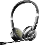RRP £39.99 Earbay Wireless Headset with Microphone, Bluetooth Headset Noise Canceling