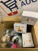 Box of Knitting Items