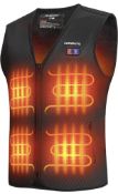 RRP £39.99 IssyZone Electric Heated Vest Adjustable Temperature Gilet Warm Jacket, S