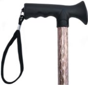 Luxury Engraved Etched Adjustable Walking Stick Cane Soft Grip Gel Ergonomic Handle RRP £22.99