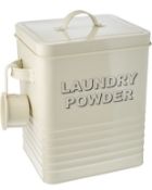 Lesser and Pavey 23cm Home Sweet Home Laundry Powder Box, Cream