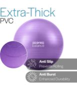 Core Balance Gym Ball Exercise Fitness Yoga Pregnancy Anti Burst 75cm Ball RRP £18.99