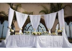 RRP £30 Set of 3 x 2-Pack Dproptel 26M X 29CM Organza Roll Sashes Fabric Table Runner Sashes