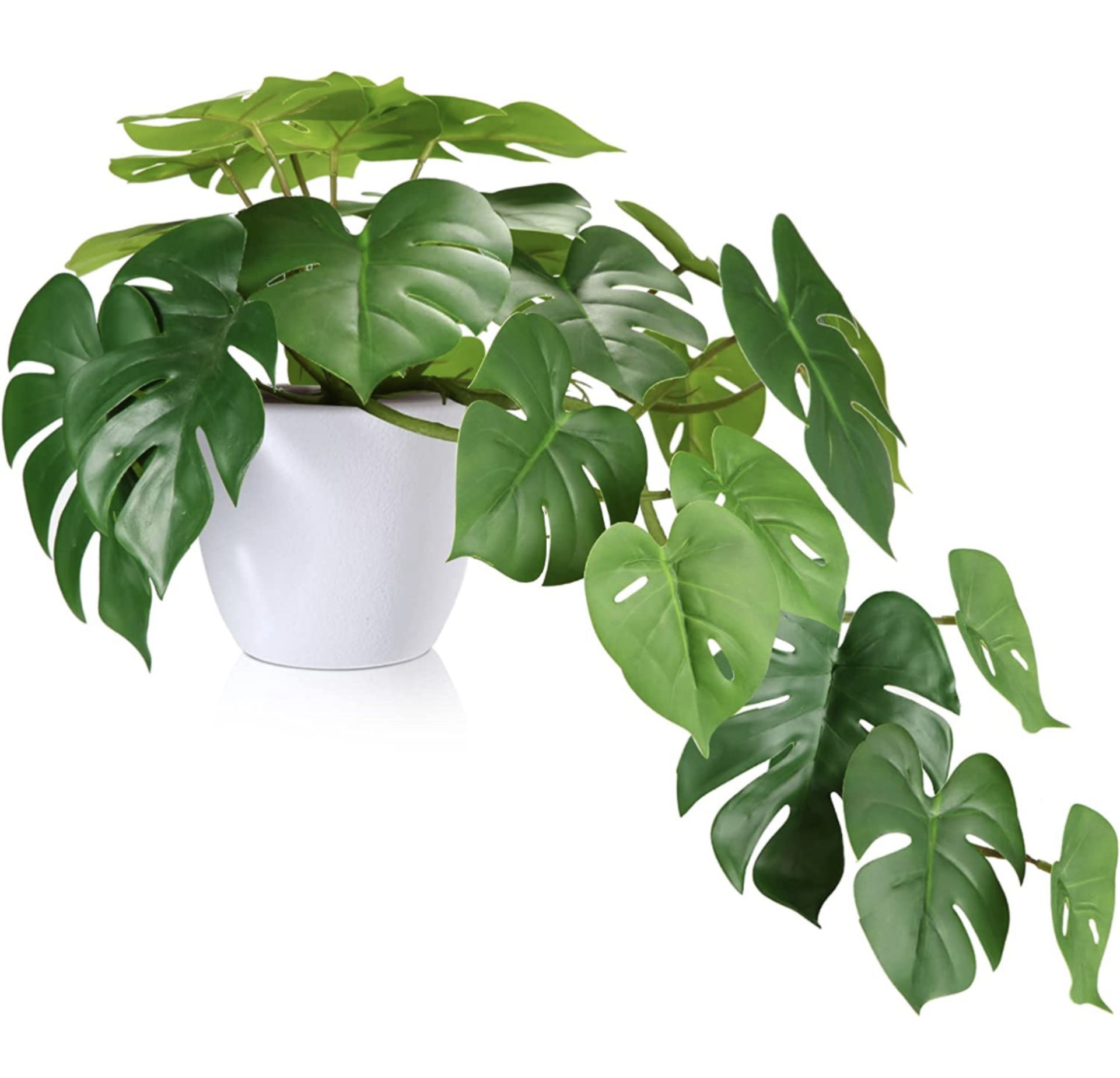 RRP £27.99 Soguyi 50cm Artificial Plant Faux Tropical Monstera Plant Highly Realistic in Pot