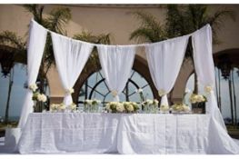 RRP £30 Set of 3 x 2-Pack Dproptel 26M X 29CM Organza Roll Sashes Fabric Table Runner Sashes