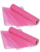 RRP £40 Set of 4 x 2-Pack Dproptel 26M X 29CM Organza Roll Sashes Fabric Table Runner Sashes
