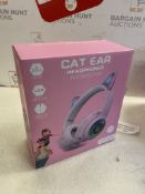 RRP £28.99 DRAGON SLAY LED 3.5mm Wired Cat Ear Headphones Chat Gaming Headset