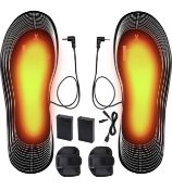RRP £34 Set of 2 x SelfTek Heated Insoles USB/ Battery Powered Washable Insoles