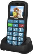 RRP £26.99 USHINING Big Button Mobile Phone GSM Sim Free Basic Backup Phone with Dock