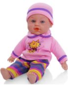 Set of 2 x Molly Dolly Lil' Cuddles Baby Doll - My First Baby