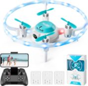 RRP £32.99 4DRC V5 Mini Drone with 720P Camera for Kids, RC Helicopter Quadcopter