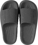 Miqieer Womens Mens Pool Slides Non-Slip Shower Sandals Quick Drying Slippers, 6.5/7 UK