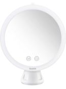 RRP £24.99 Auxmir Magnifying Mirror 10X Makeup Mirror with LED Light Rechargeable Suction Mirror