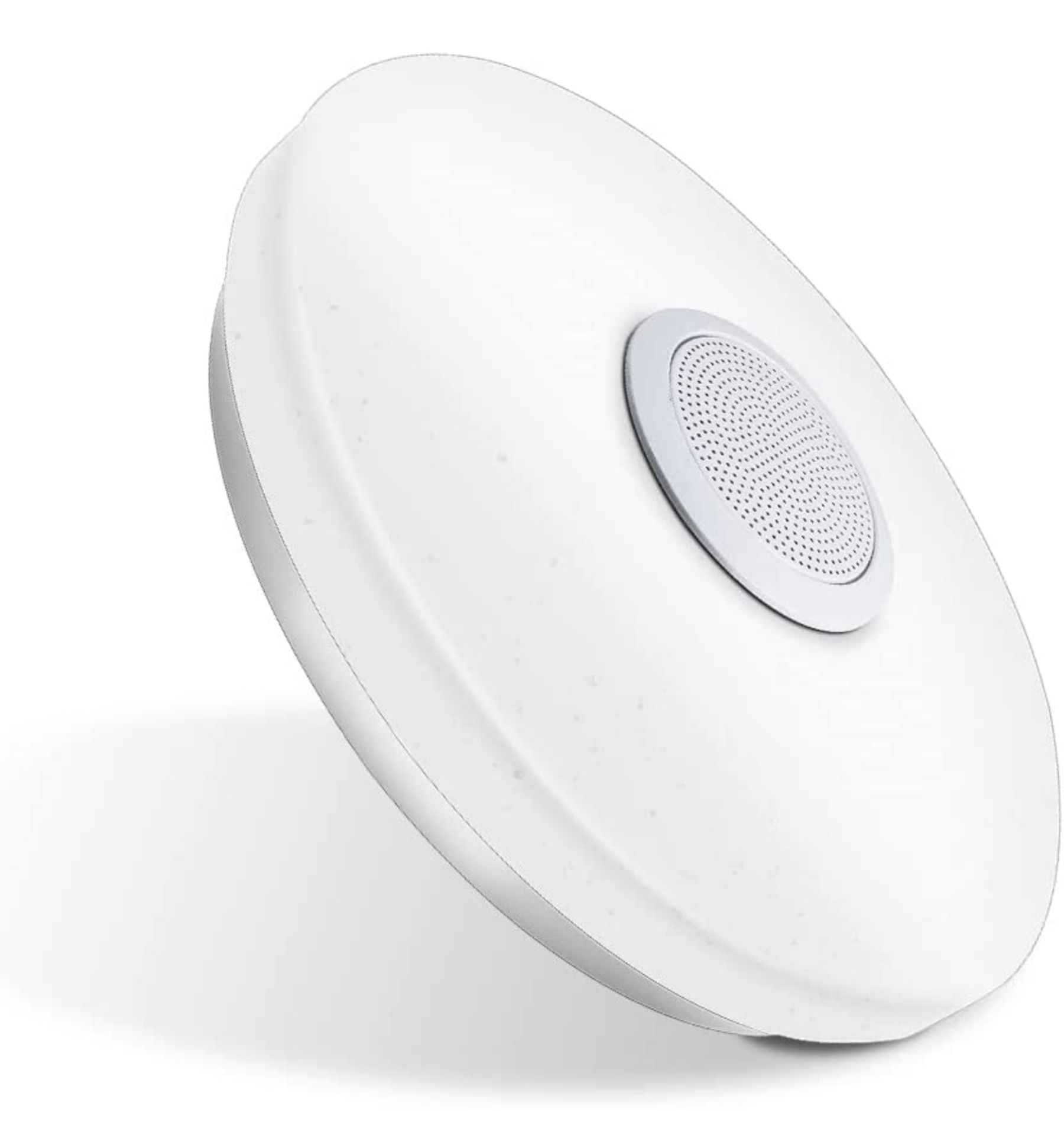 RRP £29.99 Elinkume Ceiling Light with Bluetooth Speaker 30W 28cm Colour Changing Ceiling Lamp - Image 3 of 3