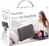 RRP £24.99 Vivo Rechargeable Powatron Electric Hot Water Bottle Bed Hand Warmer Massaging Pad