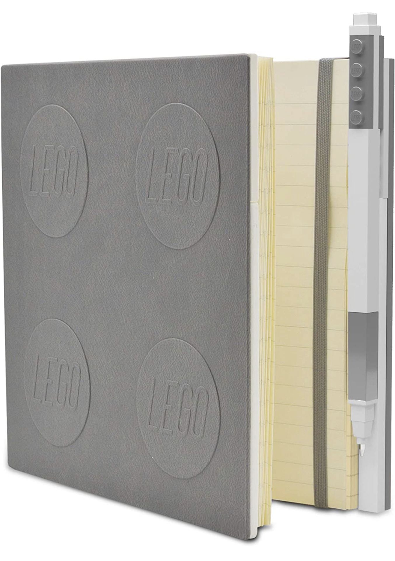 RRP £23.99 LEGO Stationery Locking Notebook with Gel Pen - Grey