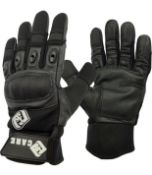 Set of 3 x YSCare Motorcycle Gloves for Men and Women Full Finger Touchscreen Motorbike Gloves
