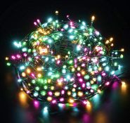 RRP £29.99 Elegear 50M 500 LED Lights Outdoor Mains Powered Waterproof Fairy String Lights