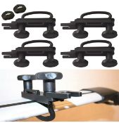 RRP £17.99 Roof Box Mounting U Brackets 4-Pieces Fitting Kit