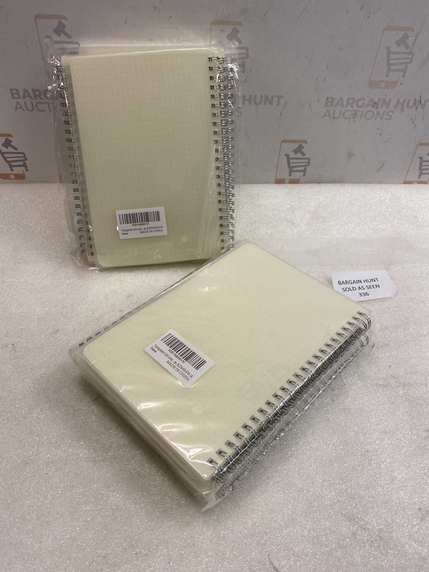 RRP £28 Set of 2 x 4-Pack Winsafe Dot Grid Notebook Spiral A5 Size Dotted Paper 80 Sheets/160 Pages - Image 2 of 2