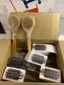RRP £60 Set of 4 x H&S Hair Brushes and 2 x H&S Body Brushes