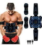 RRP £29.99 Lemeng EMS Training Device Abdominal Muscle Trainer Portable Stimulator