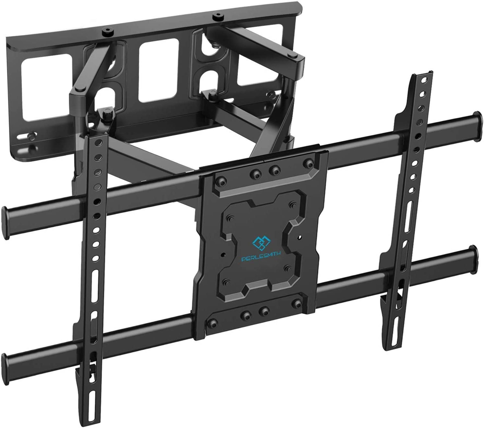 RRP £54.99 Perlesmith TV Wall Bracket Swivels Tilts Extends, Full Motion TV Wall Mount 37-82 Inch