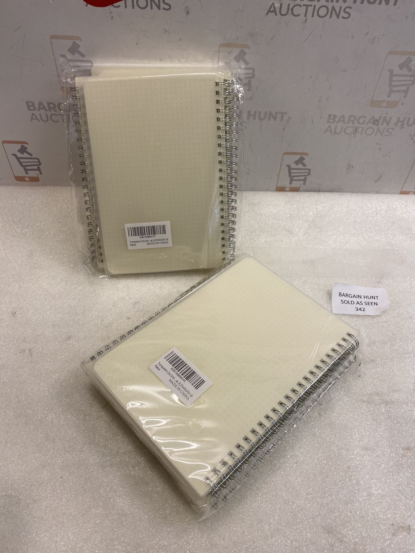 RRP £28 Set of 2 x 4-Pack Winsafe Dot Grid Notebook Spiral A5 Size Dotted Paper 80 Sheets/160 Pages - Image 2 of 2